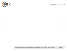 Tablet Screenshot of bek.lt