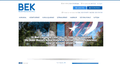 Desktop Screenshot of bek.org.tr