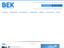 Tablet Screenshot of bek.org.tr